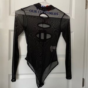 Pretty Little Thing Sexy Sheer One Piece